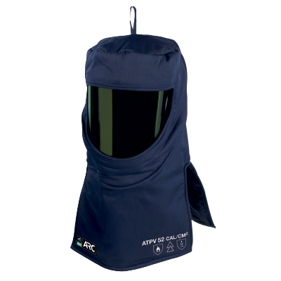 ARC Flash Hood with Hard hat and Visor
