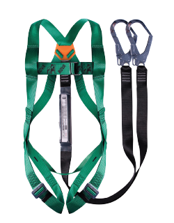 Standard Harness with Double Leg Lanyard & Scaffolding Hooks