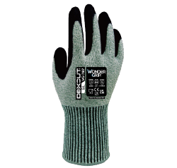 Candy Stripe Chrome Leather Glove